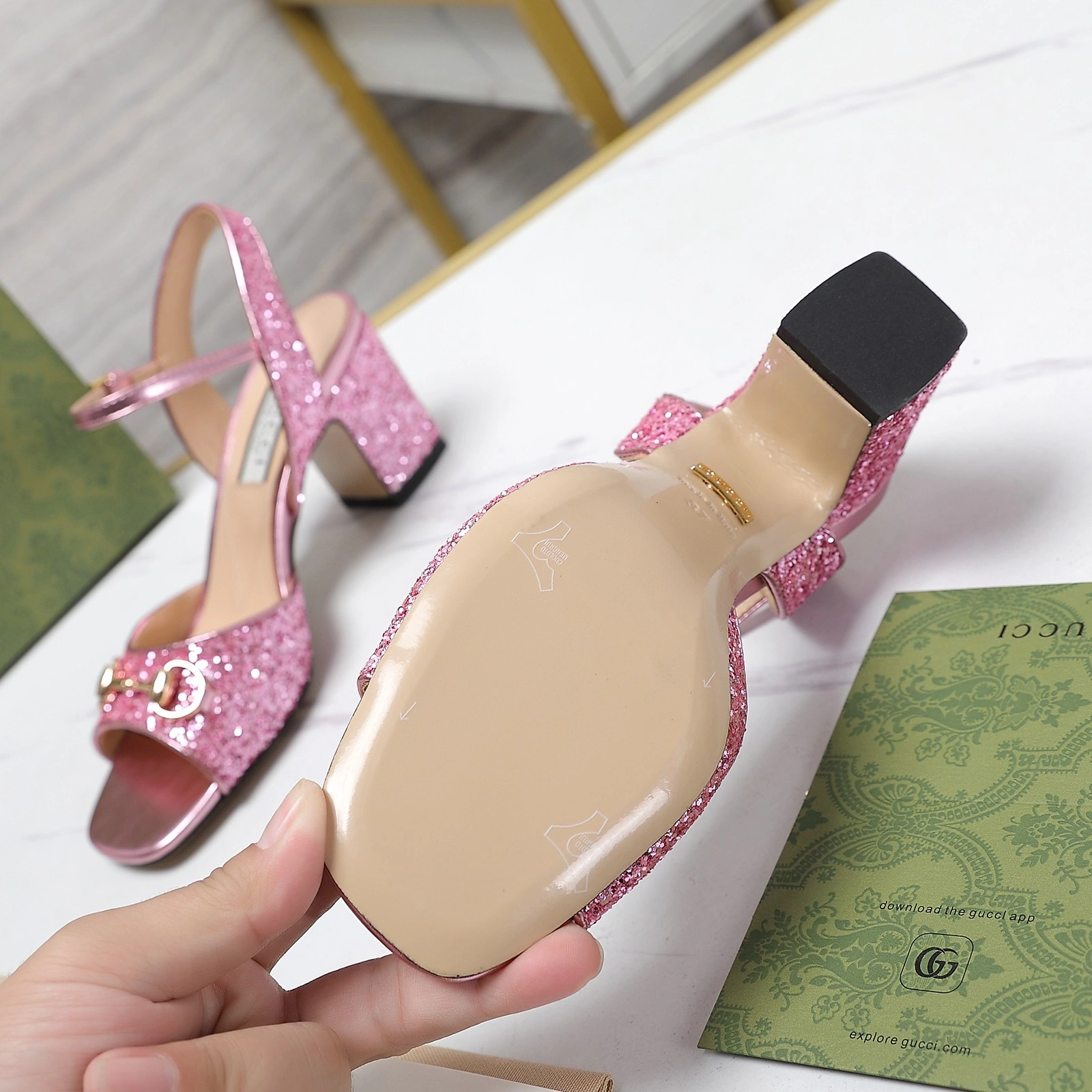 COCO-- 6u33i 771697 KSP20 5560 cowhide sheepskin Heel height：6.5CM item:D-X000H2816